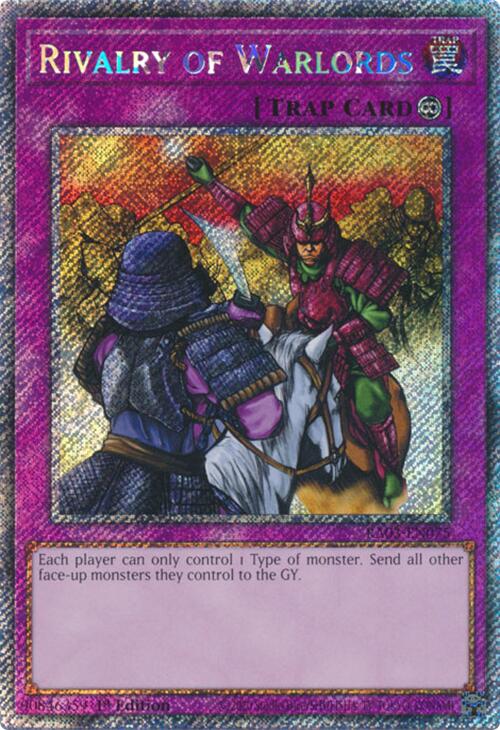 Rivalry of Warlords (Platinum Secret Rare) [RA03-EN075] Platinum Secret Rare | Enigma On Main