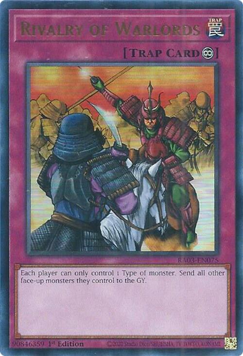 Rivalry of Warlords (UR) [RA03-EN075] Ultra Rare | Enigma On Main