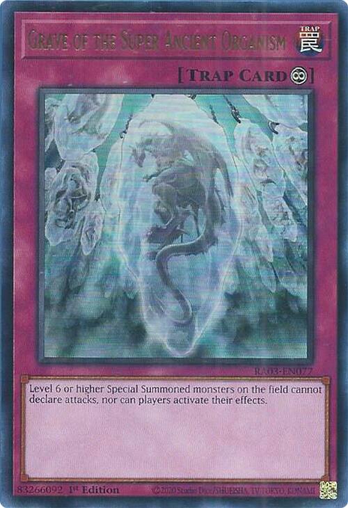 Grave of the Super Ancient Organism (UR) [RA03-EN077] Ultra Rare | Enigma On Main