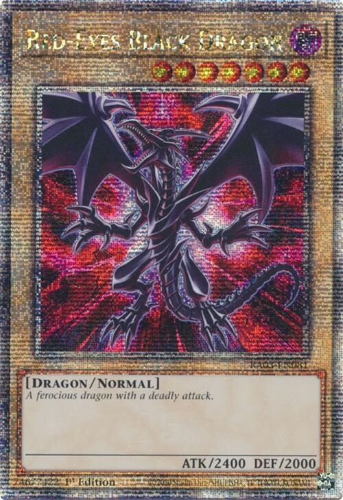 Red-Eyes Black Dragon (Quarter Century Secret Rare) [RA03-EN081] Quarter Century Secret Rare | Enigma On Main