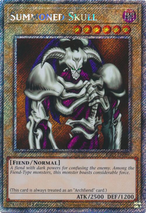 Summoned Skull (Platinum Secret Rare) [RA03-EN086] Platinum Secret Rare | Enigma On Main