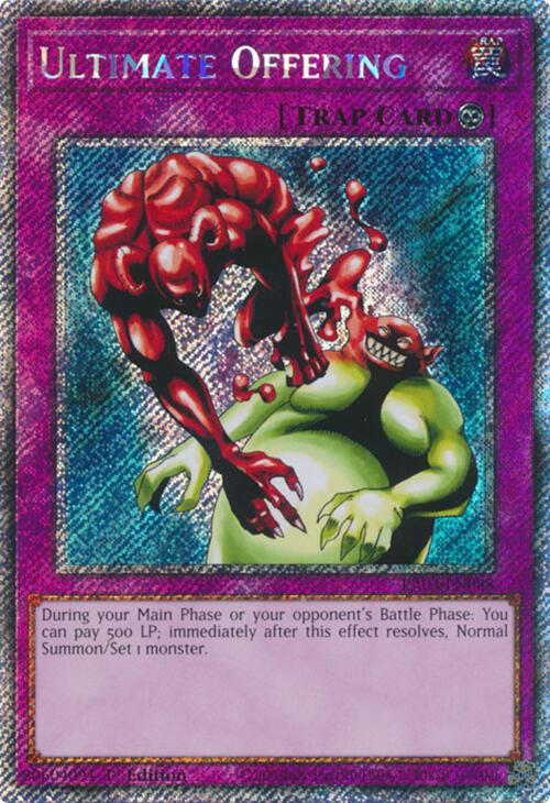 Ultimate Offering (Platinum Secret Rare) [RA03-EN088] Platinum Secret Rare | Enigma On Main