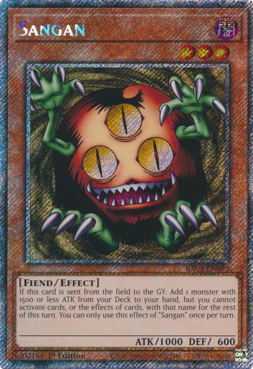 Sangan (Platinum Secret Rare) [RA03-EN089] Platinum Secret Rare | Enigma On Main