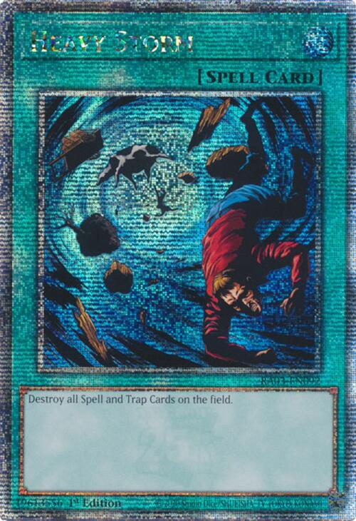 Heavy Storm (Quarter Century Secret Rare) [RA03-EN092] Quarter Century Secret Rare | Enigma On Main