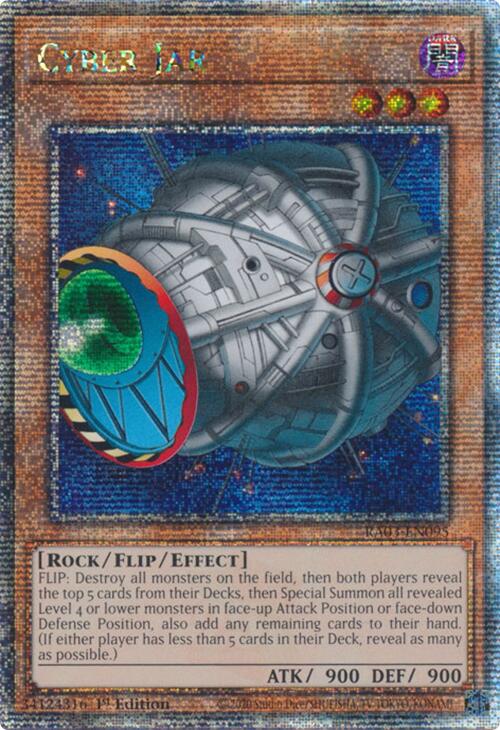 Cyber Jar (Quarter Century Secret Rare) [RA03-EN095] Quarter Century Secret Rare | Enigma On Main