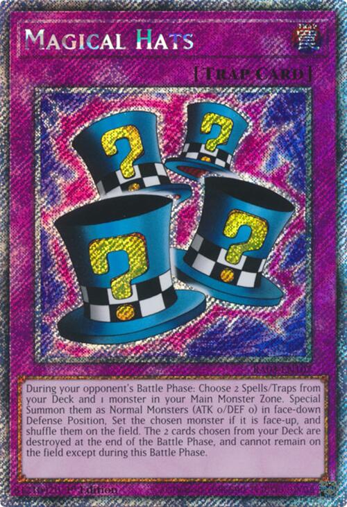 Magical Hats (Platinum Secret Rare) [RA03-EN107] Platinum Secret Rare | Enigma On Main