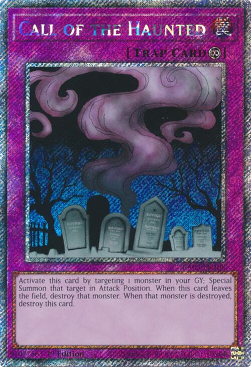 Call of the Haunted (Platinum Secret Rare) [RA03-EN108] Platinum Secret Rare | Enigma On Main