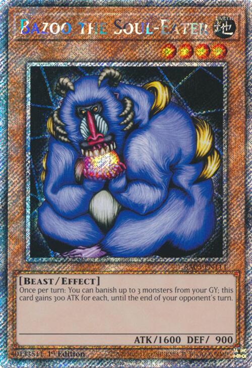 Bazoo the Soul-Eater (Platinum Secret Rare) [RA03-EN111] Platinum Secret Rare | Enigma On Main
