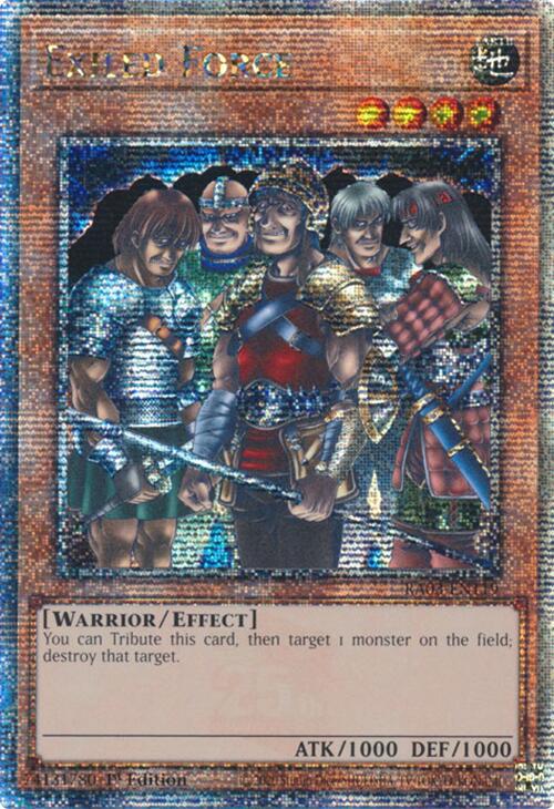 Exiled Force (Quarter Century Secret Rare) [RA03-EN119] Quarter Century Secret Rare | Enigma On Main