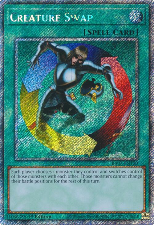 Creature Swap (Platinum Secret Rare) [RA03-EN120] Platinum Secret Rare | Enigma On Main