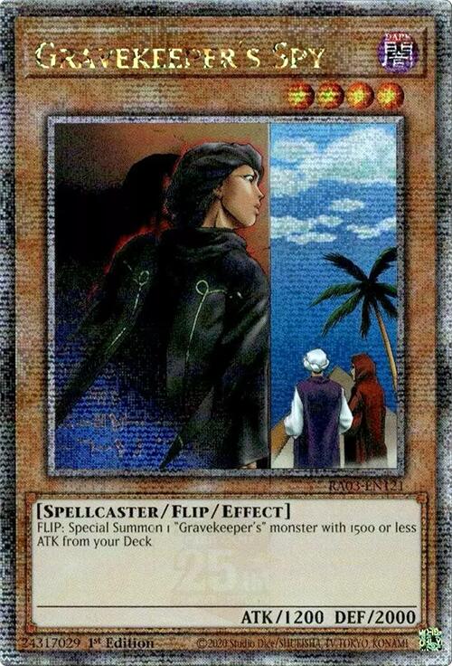 Gravekeeper's Spy (Quarter Century Secret Rare) [RA03-EN121] Quarter Century Secret Rare | Enigma On Main