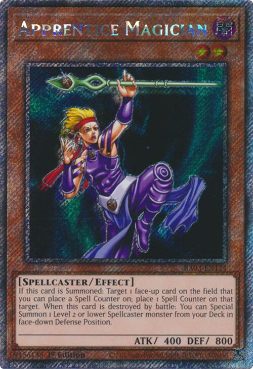 Apprentice Magician (Platinum Secret Rare) [RA03-EN124] Platinum Secret Rare | Enigma On Main