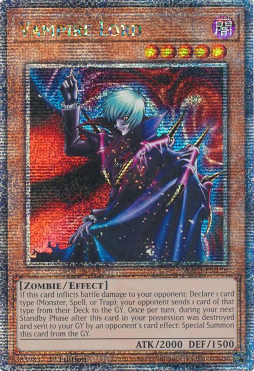 Vampire Lord (Quarter Century Secret Rare) [RA03-EN128] Quarter Century Secret Rare | Enigma On Main