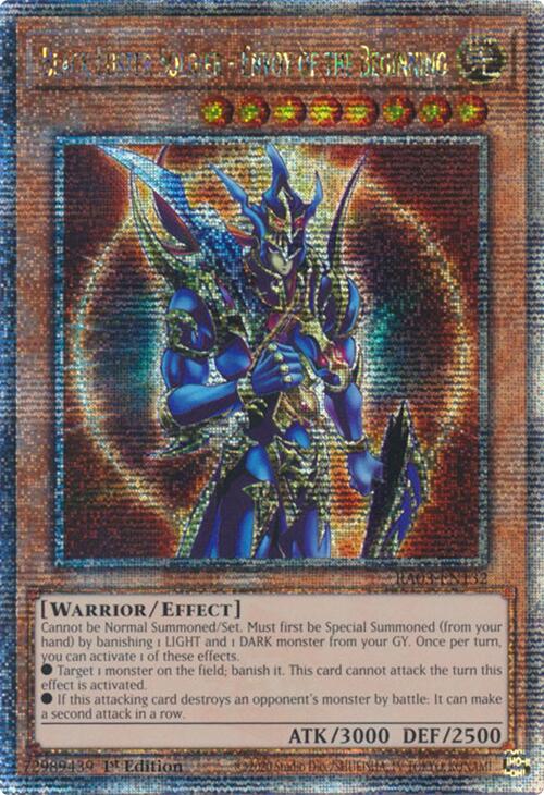 Black Luster Soldier - Envoy of the Beginning (Quarter Century Secret Rare) [RA03-EN132] Quarter Century Secret Rare | Enigma On Main