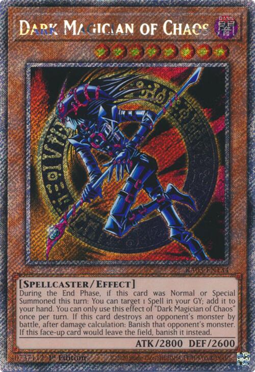 Dark Magician of Chaos (Platinum Secret Rare) [RA03-EN134] Platinum Secret Rare | Enigma On Main
