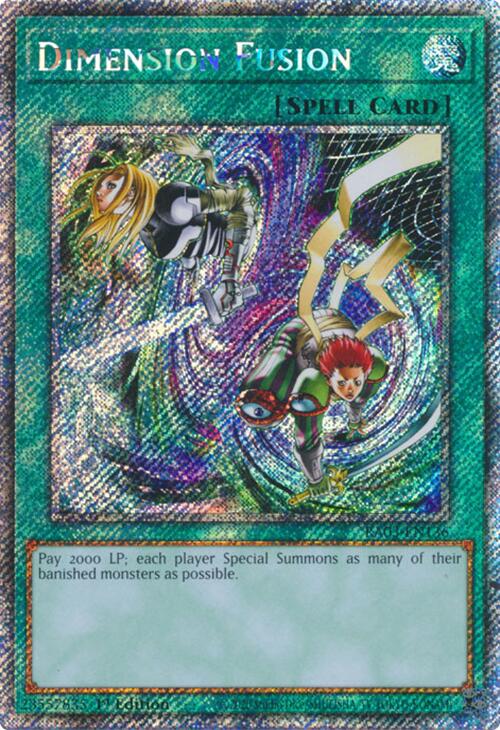 Dimension Fusion (Platinum Secret Rare) [RA03-EN136] Platinum Secret Rare | Enigma On Main