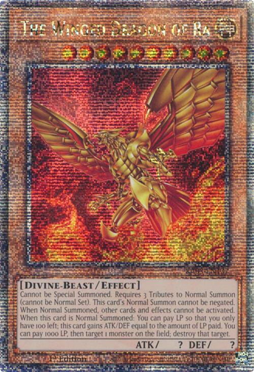 The Winged Dragon of Ra (Quarter Century Secret Rare) [RA03-EN137] Quarter Century Secret Rare | Enigma On Main