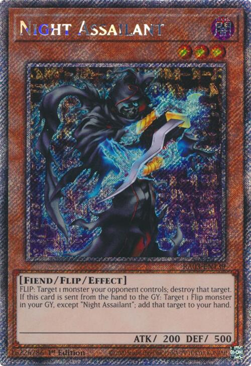 Night Assailant (Platinum Secret Rare) [RA03-EN139] Platinum Secret Rare | Enigma On Main