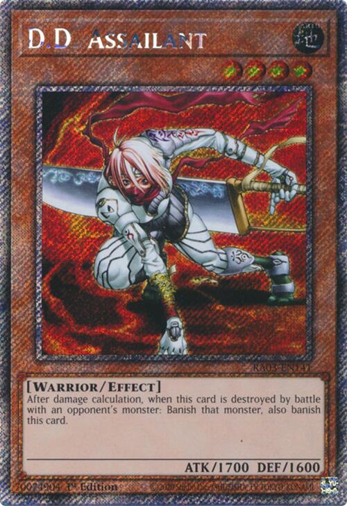 D.D. Assailant (Platinum Secret Rare) [RA03-EN141] Platinum Secret Rare | Enigma On Main