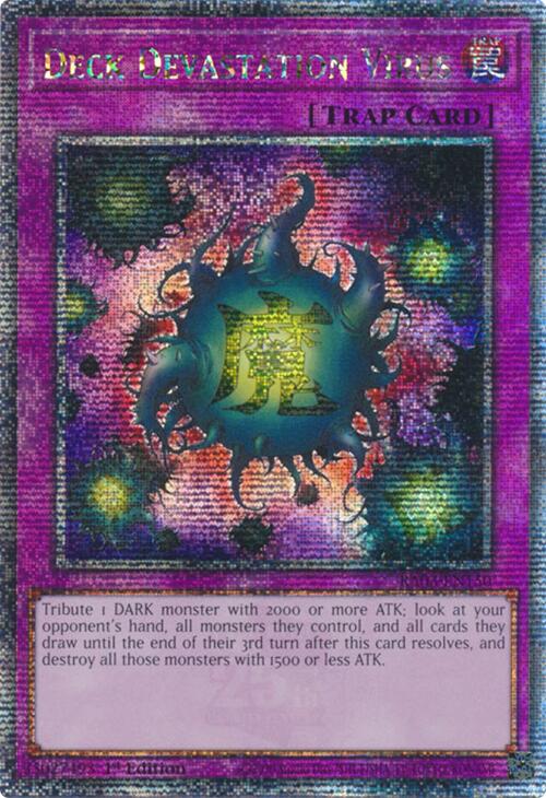 Deck Devastation Virus (Quarter Century Secret Rare) [RA03-EN150] Quarter Century Secret Rare | Enigma On Main