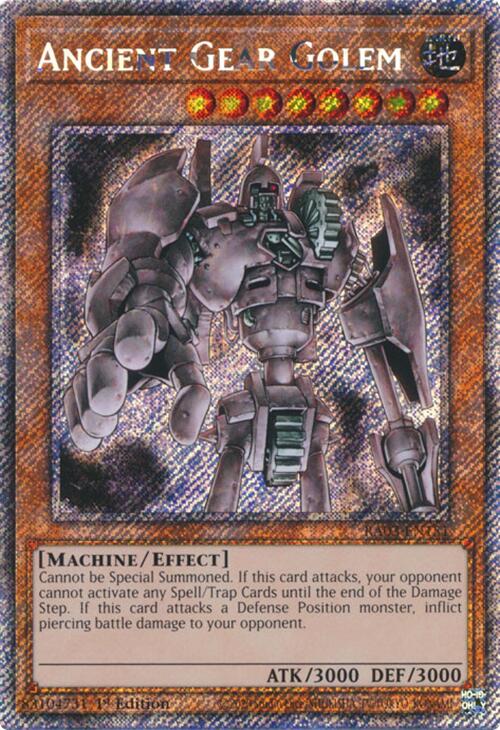 Ancient Gear Golem (Platinum Secret Rare) [RA03-EN151] Platinum Secret Rare | Enigma On Main