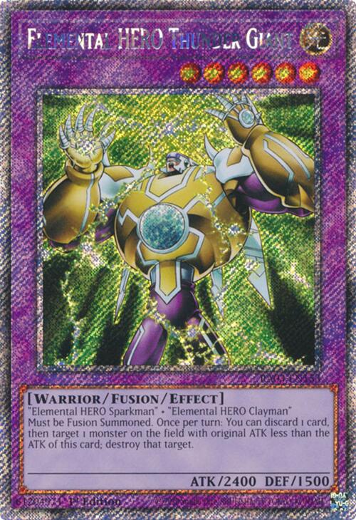 Elemental HERO Thunder Giant (Platinum Secret Rare) [RA03-EN153] Platinum Secret Rare | Enigma On Main