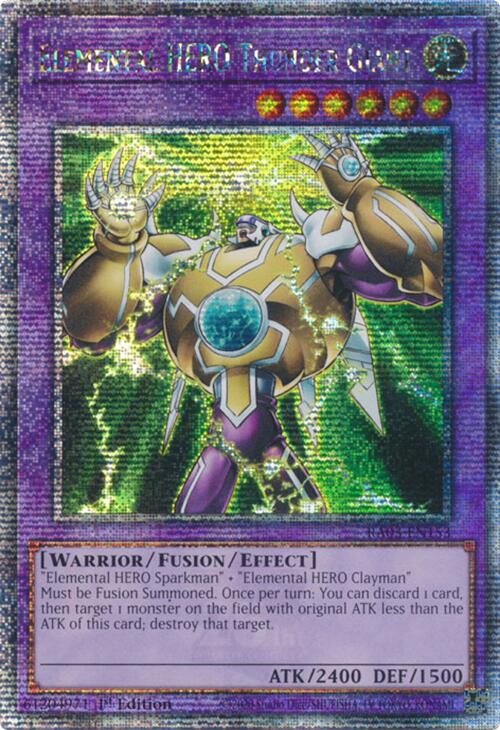 Elemental HERO Thunder Giant (Quarter Century Secret Rare) [RA03-EN153] Quarter Century Secret Rare | Enigma On Main