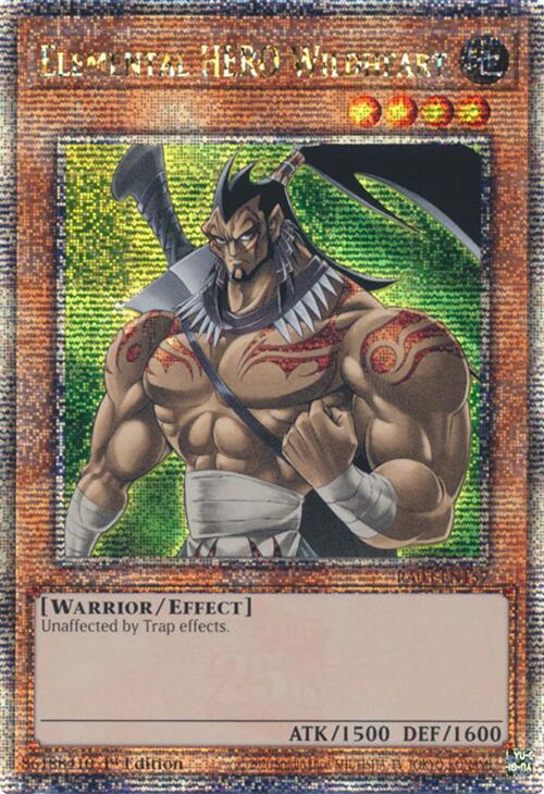 Elemental HERO Wildheart (Quarter Century Secret Rare) [RA03-EN157] Quarter Century Secret Rare | Enigma On Main