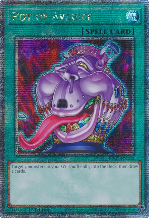 Pot of Avarice (Quarter Century Secret Rare) [RA03-EN160] Quarter Century Secret Rare | Enigma On Main