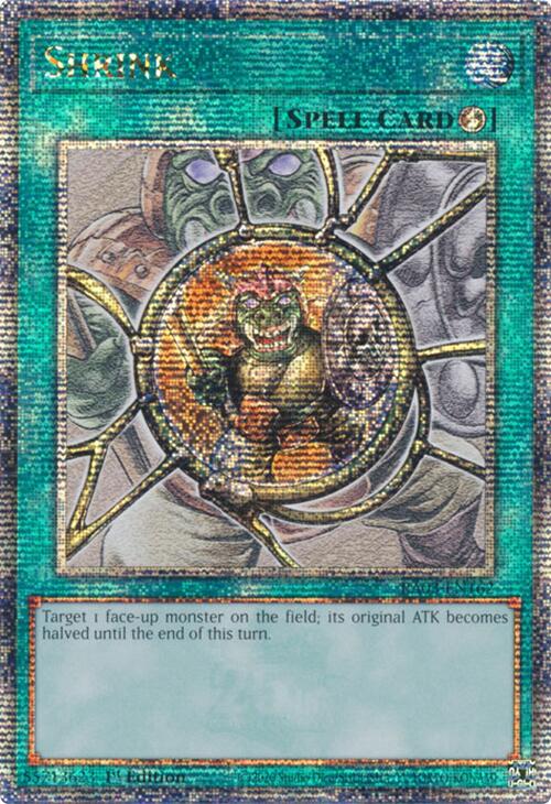 Shrink (Quarter Century Secret Rare) [RA03-EN162] Quarter Century Secret Rare | Enigma On Main