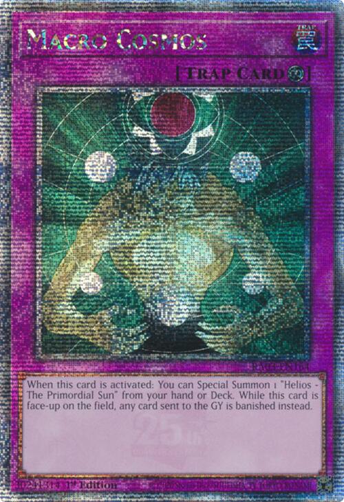 Macro Cosmos (Quarter Century Secret Rare) [RA03-EN164] Quarter Century Secret Rare | Enigma On Main