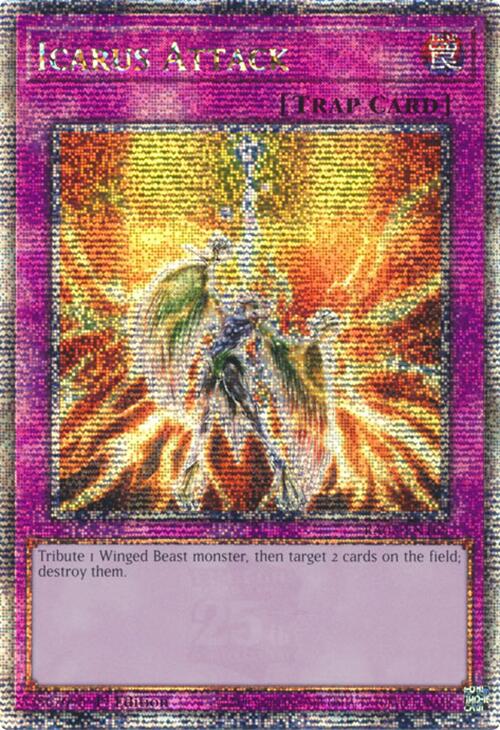 Icarus Attack (Quarter Century Secret Rare) [RA03-EN165] Quarter Century Secret Rare | Enigma On Main