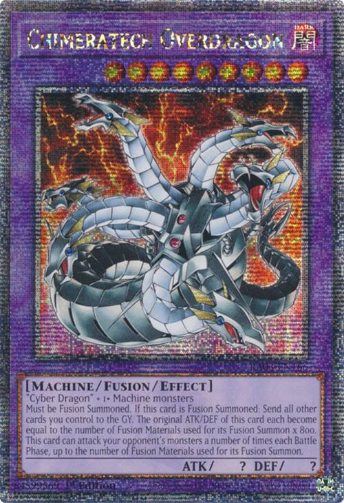 Chimeratech Overdragon (Quarter Century Secret Rare) [RA03-EN166] Quarter Century Secret Rare | Enigma On Main