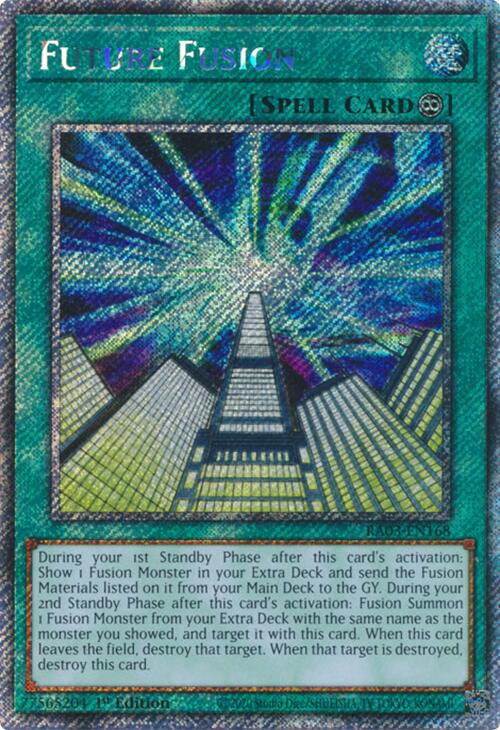 Future Fusion (Platinum Secret Rare) [RA03-EN168] Platinum Secret Rare | Enigma On Main