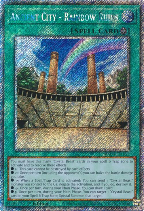 Ancient City - Rainbow Ruins (Platinum Secret Rare) [RA03-EN181] Platinum Secret Rare | Enigma On Main