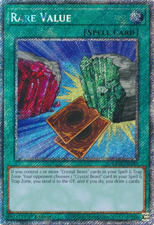 Rare Value (Platinum Secret Rare) [RA03-EN182] Platinum Secret Rare | Enigma On Main