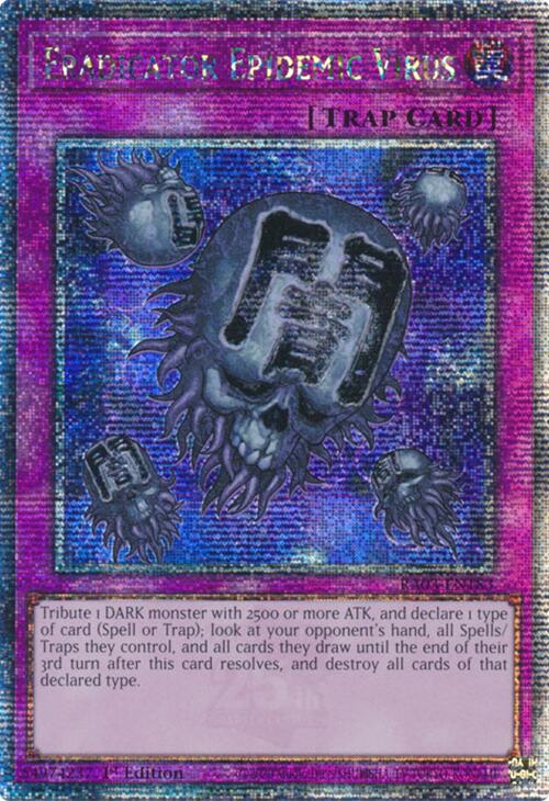 Eradicator Epidemic Virus (Quarter Century Secret Rare) [RA03-EN183] Quarter Century Secret Rare | Enigma On Main