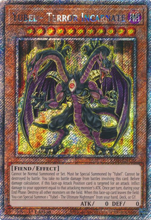 Yubel - Terror Incarnate (Platinum Secret Rare) [RA03-EN190] Platinum Secret Rare | Enigma On Main