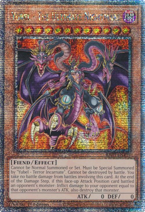 Yubel - The Ultimate Nightmare (Quarter Century Secret Rare) [RA03-EN191] Quarter Century Secret Rare | Enigma On Main