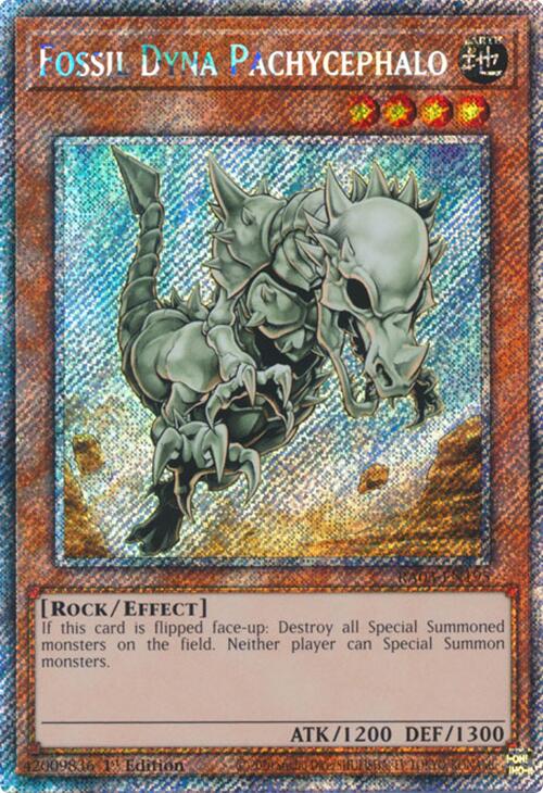 Fossil Dyna Pachycephalo (Platinum Secret Rare) [RA03-EN195] Platinum Secret Rare | Enigma On Main