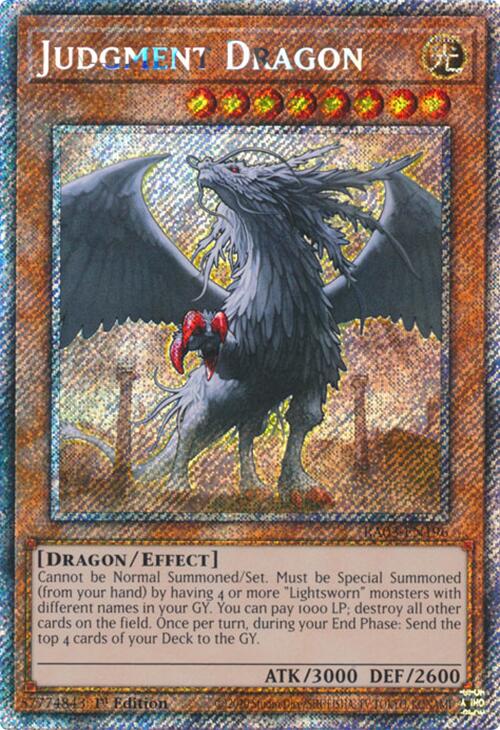 Judgment Dragon (Platinum Secret Rare) [RA03-EN196] Platinum Secret Rare | Enigma On Main