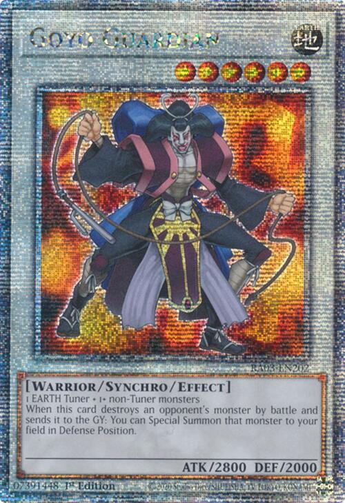 Goyo Guardian (Quarter Century Secret Rare) [RA03-EN202] Quarter Century Secret Rare | Enigma On Main