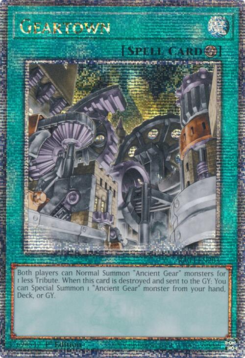 Geartown (Quarter Century Secret Rare) [RA03-EN203] Quarter Century Secret Rare | Enigma On Main