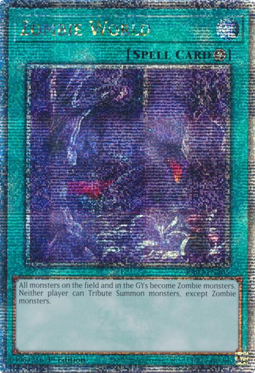 Zombie World (Quarter Century Secret Rare) [RA03-EN205] Quarter Century Secret Rare | Enigma On Main