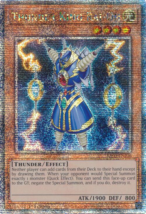 Thunder King Rai-Oh (Quarter Century Secret Rare) [RA03-EN206] Quarter Century Secret Rare | Enigma On Main