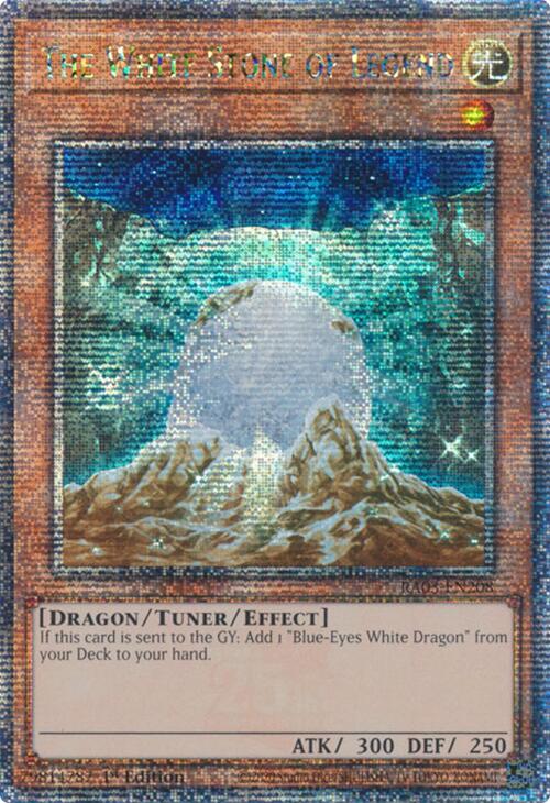 The White Stone of Legend (Quarter Century Secret Rare) [RA03-EN208] Quarter Century Secret Rare | Enigma On Main