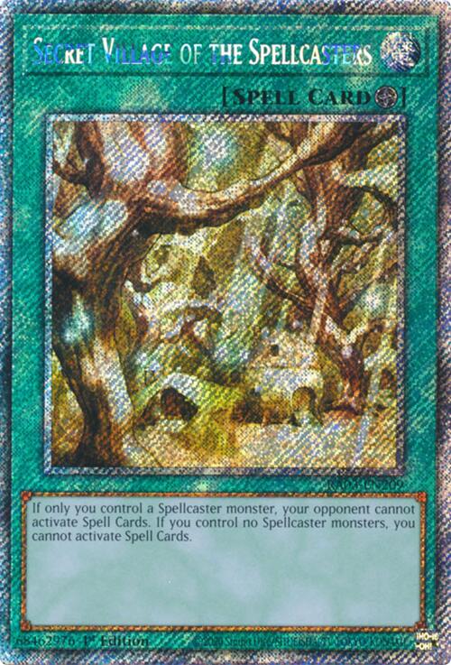 Secret Village of the Spellcasters (Platinum Secret Rare) [RA03-EN209] Platinum Secret Rare | Enigma On Main