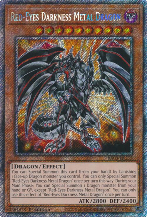 Red-Eyes Darkness Metal Dragon (Platinum Secret Rare) [RA03-EN212] Platinum Secret Rare | Enigma On Main