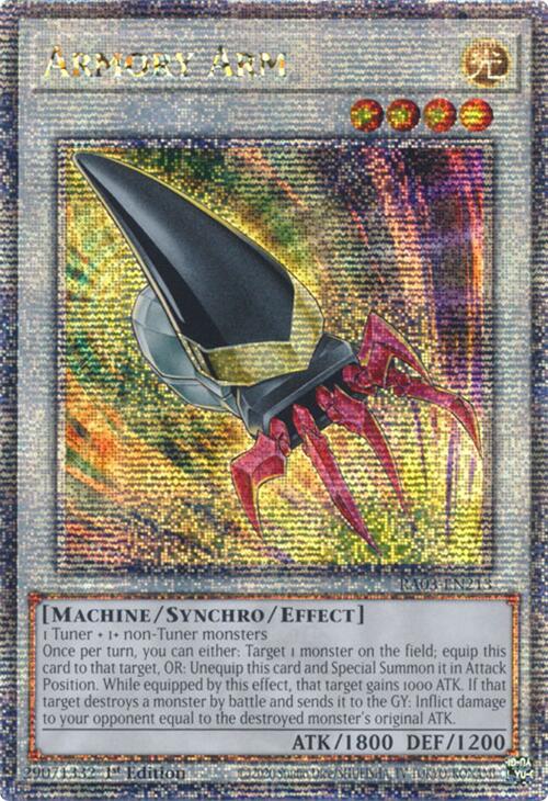 Armory Arm (Quarter Century Secret Rare) [RA03-EN213] Quarter Century Secret Rare | Enigma On Main