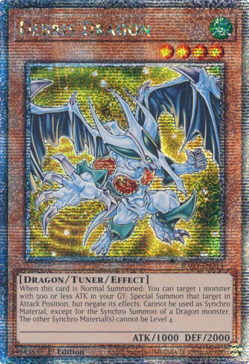 Debris Dragon (Quarter Century Secret Rare) [RA03-EN214] Quarter Century Secret Rare | Enigma On Main